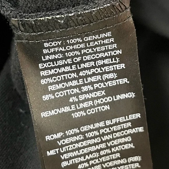 Harley Davidson Cozy Black Sweater/ Jacket Liner XL - Picture 5 of 5